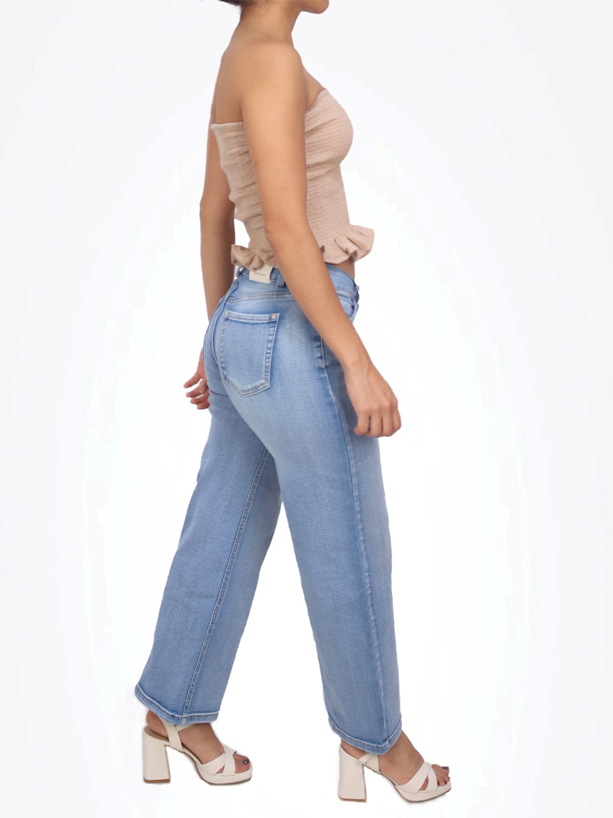 JEANS LOW RISE STRAIGHT MUJER KAYRA POBLET PERFECT FIT AMELIA - 2