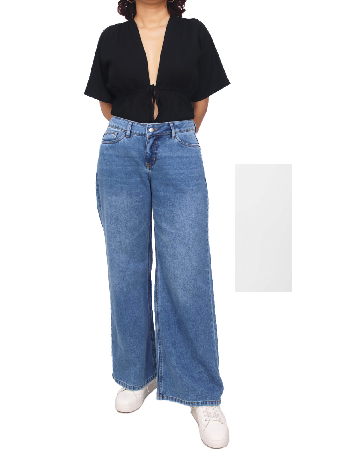 JEANS LOW RISE MUJER KAYRA POBLET PERFECT FIT - 1