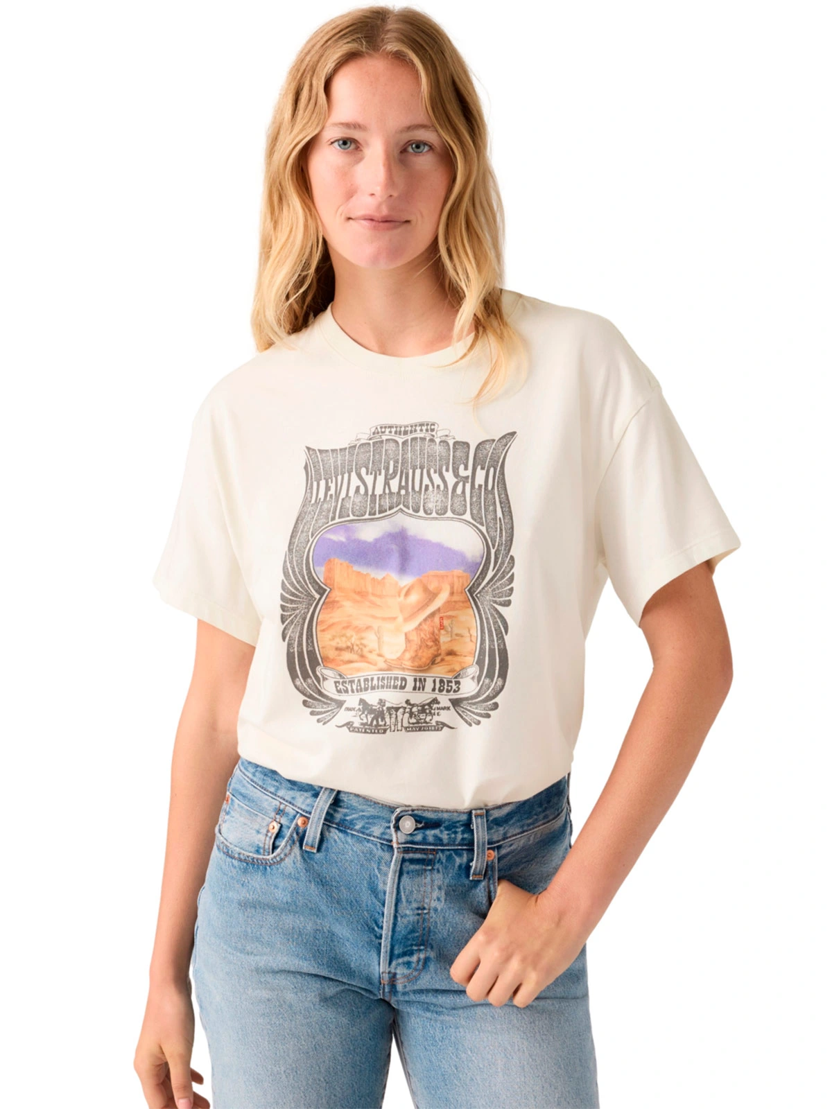 POLO MUJER LEVI'S ANYDAY TEE SCENIC - 1
