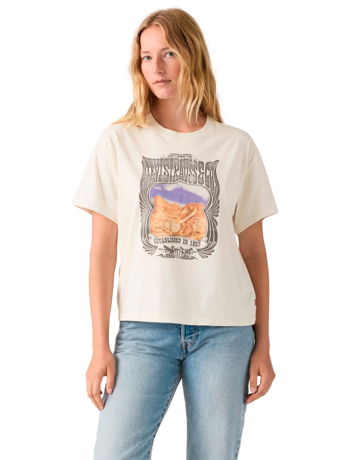 POLO MUJER LEVI'S ANYDAY TEE SCENIC - 2