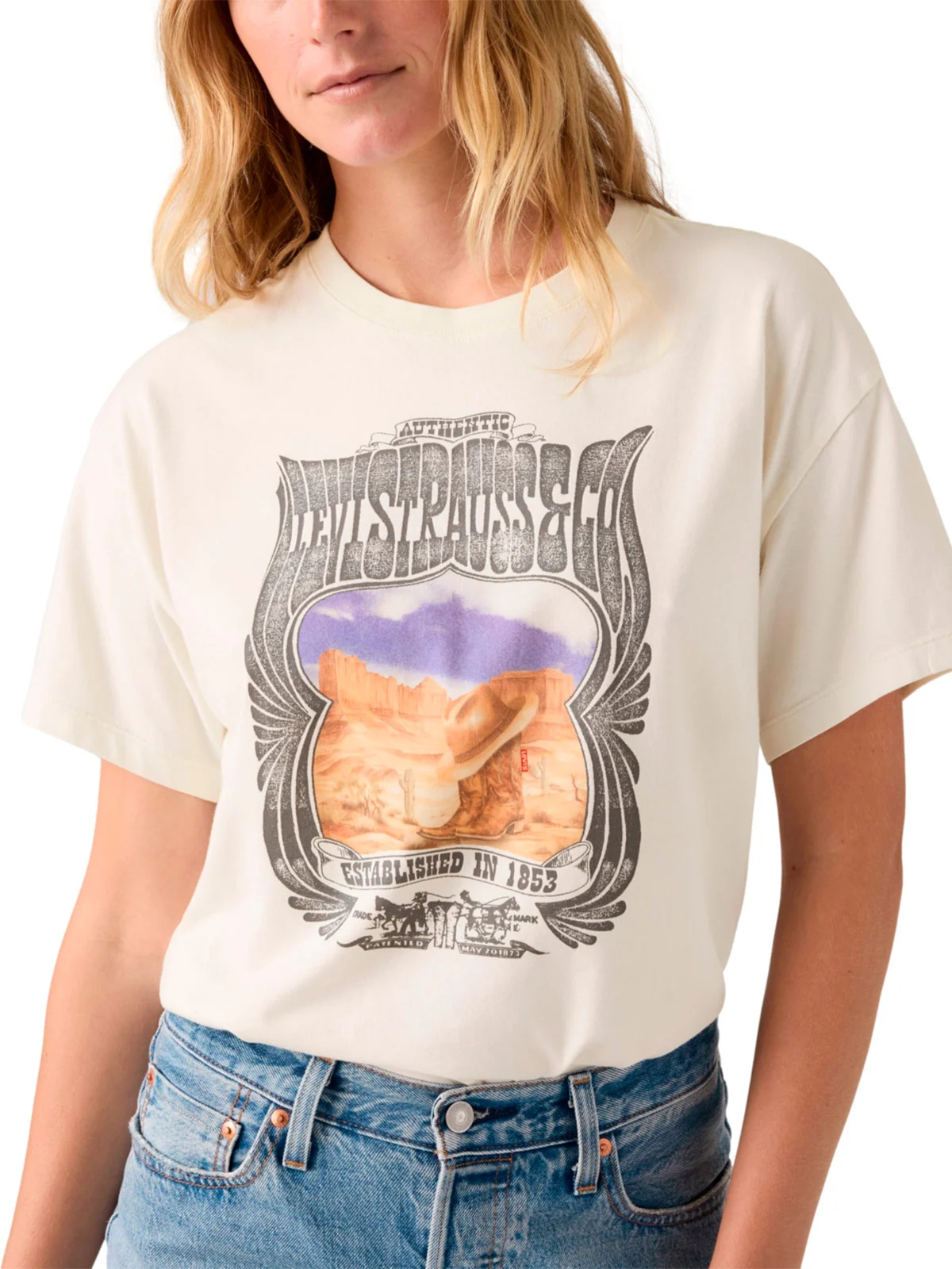 POLO MUJER LEVI'S ANYDAY TEE SCENIC - 4