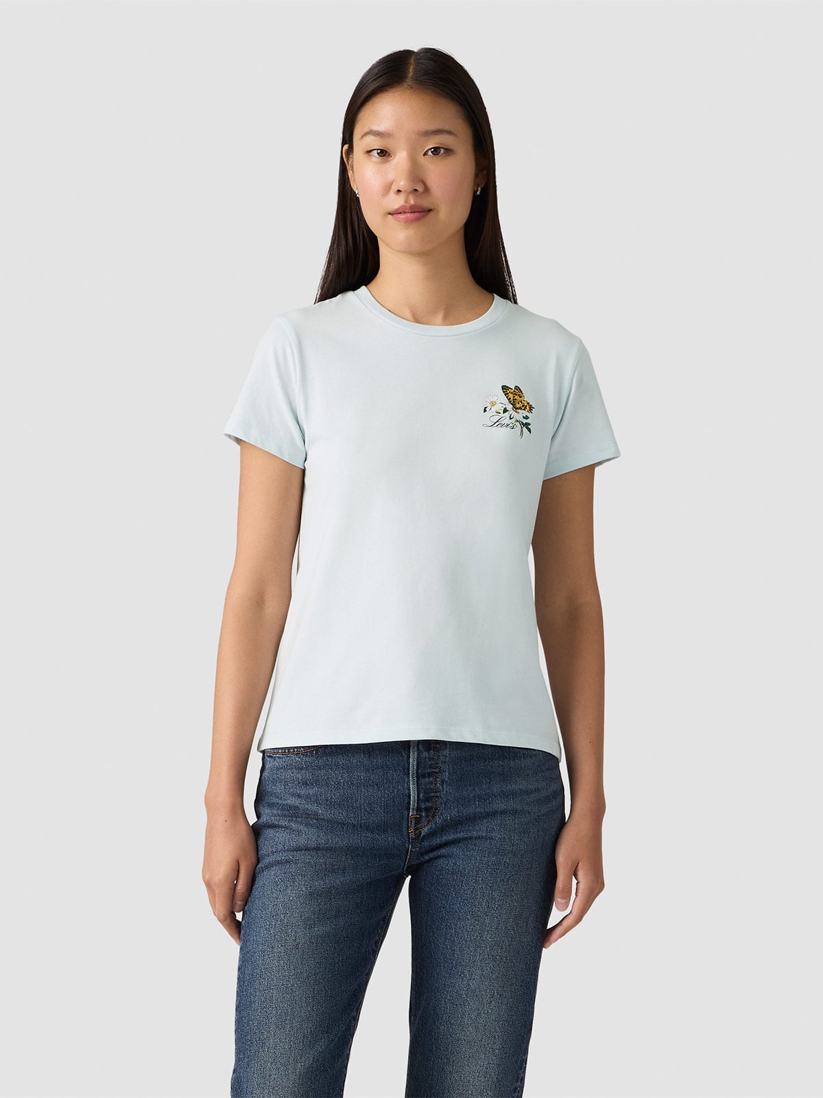 POLO MUJER LEVI'S THE PERFECT TEE BUTT - 1