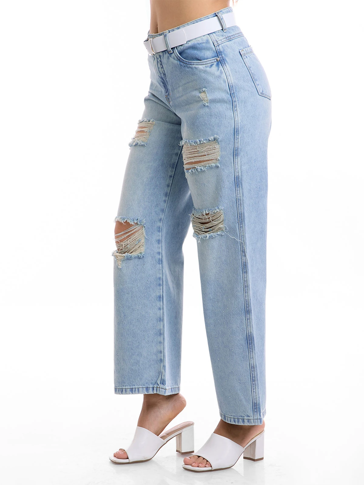 JEANS STRAIGHT MUJER METAL JEANS FLAVIA - 3