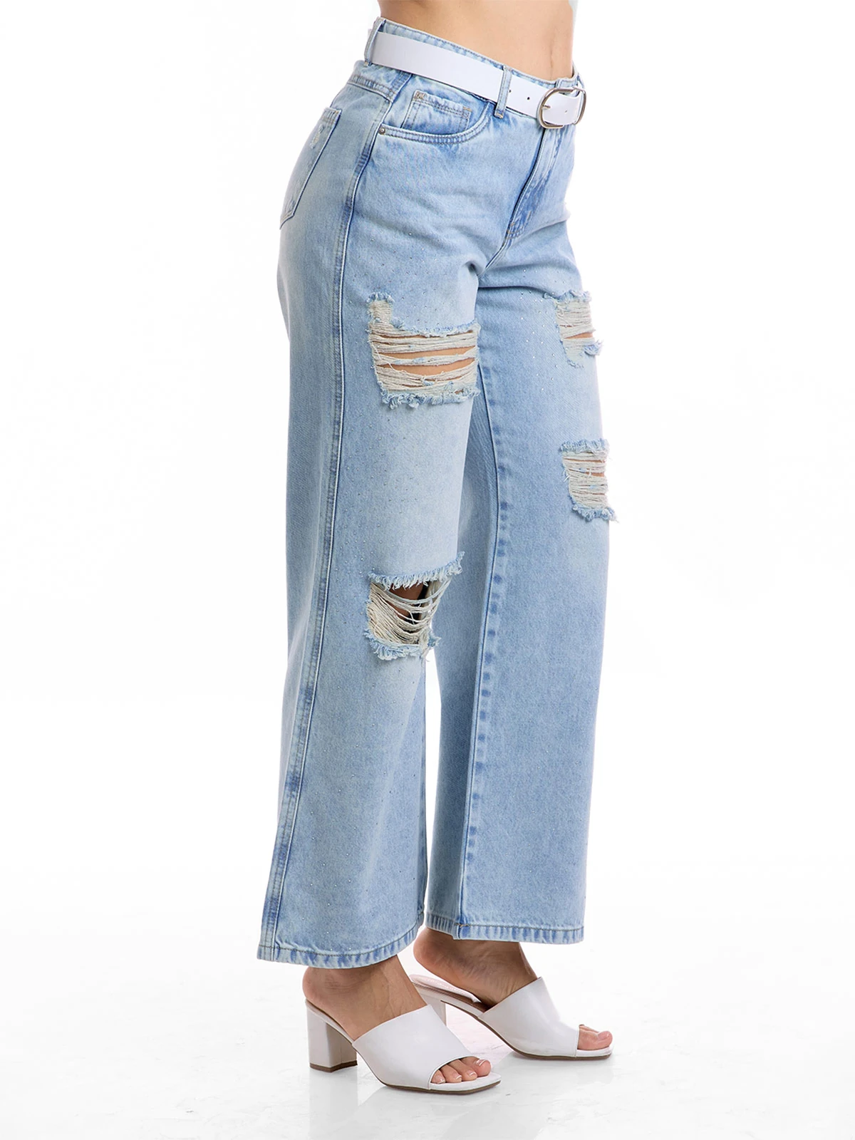 JEANS STRAIGHT MUJER METAL JEANS FLAVIA - 4
