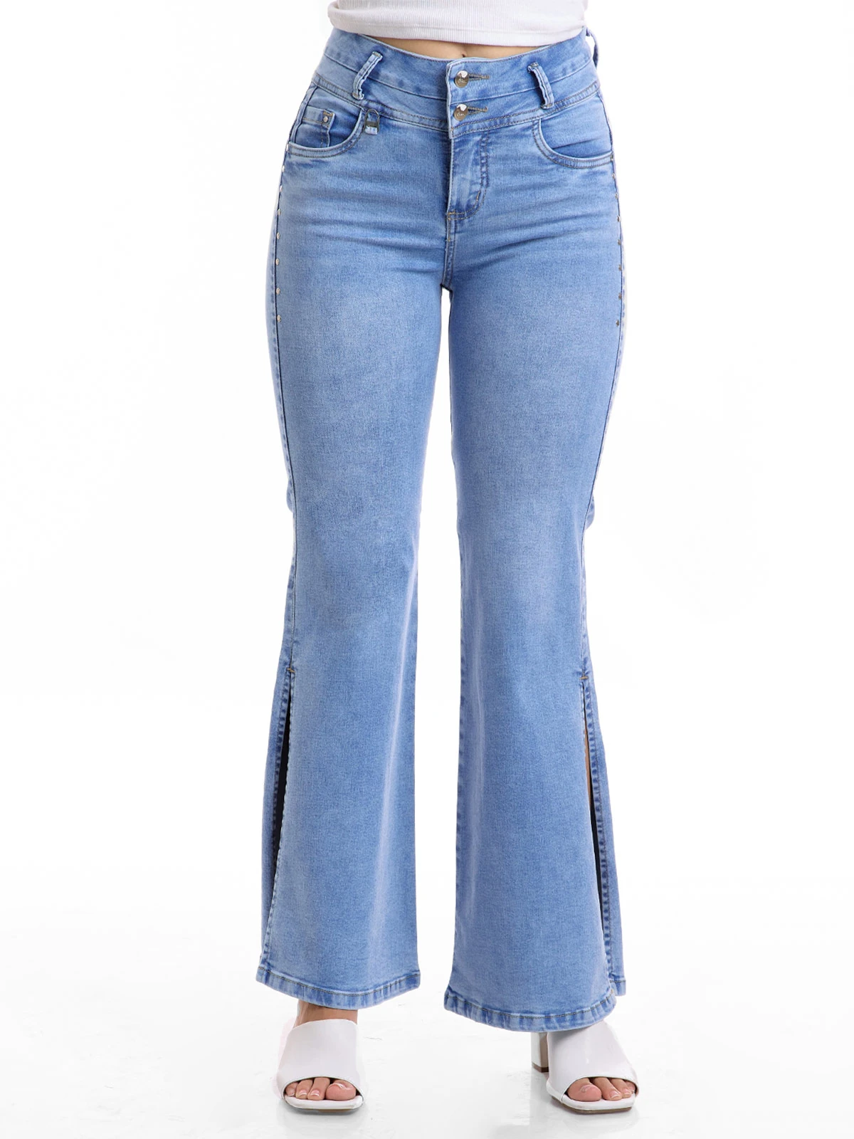 JEANS WIDE LEG MUJER METAL JEANS VIOLETA - 1