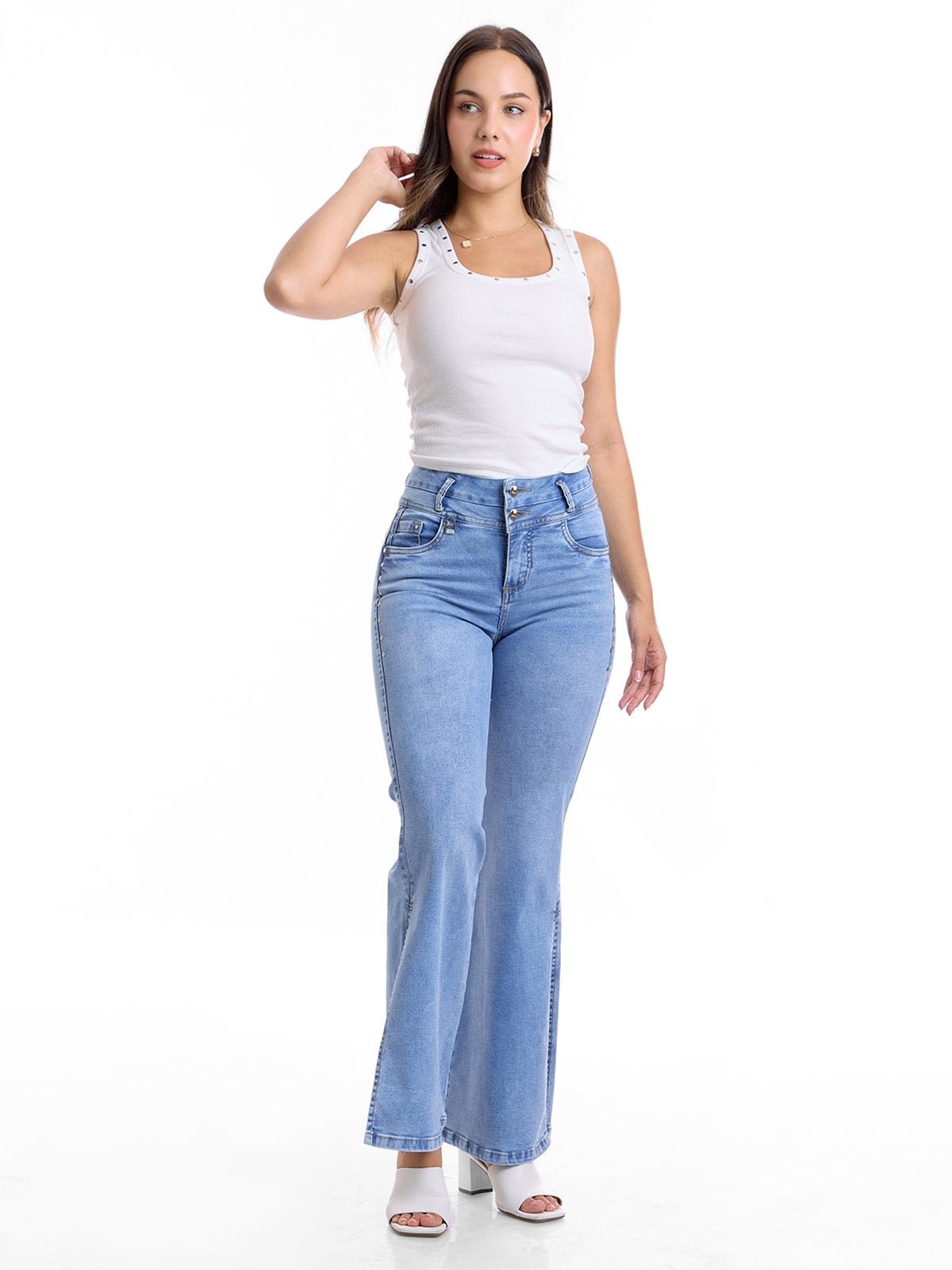JEANS WIDE LEG MUJER METAL JEANS VIOLETA - 5
