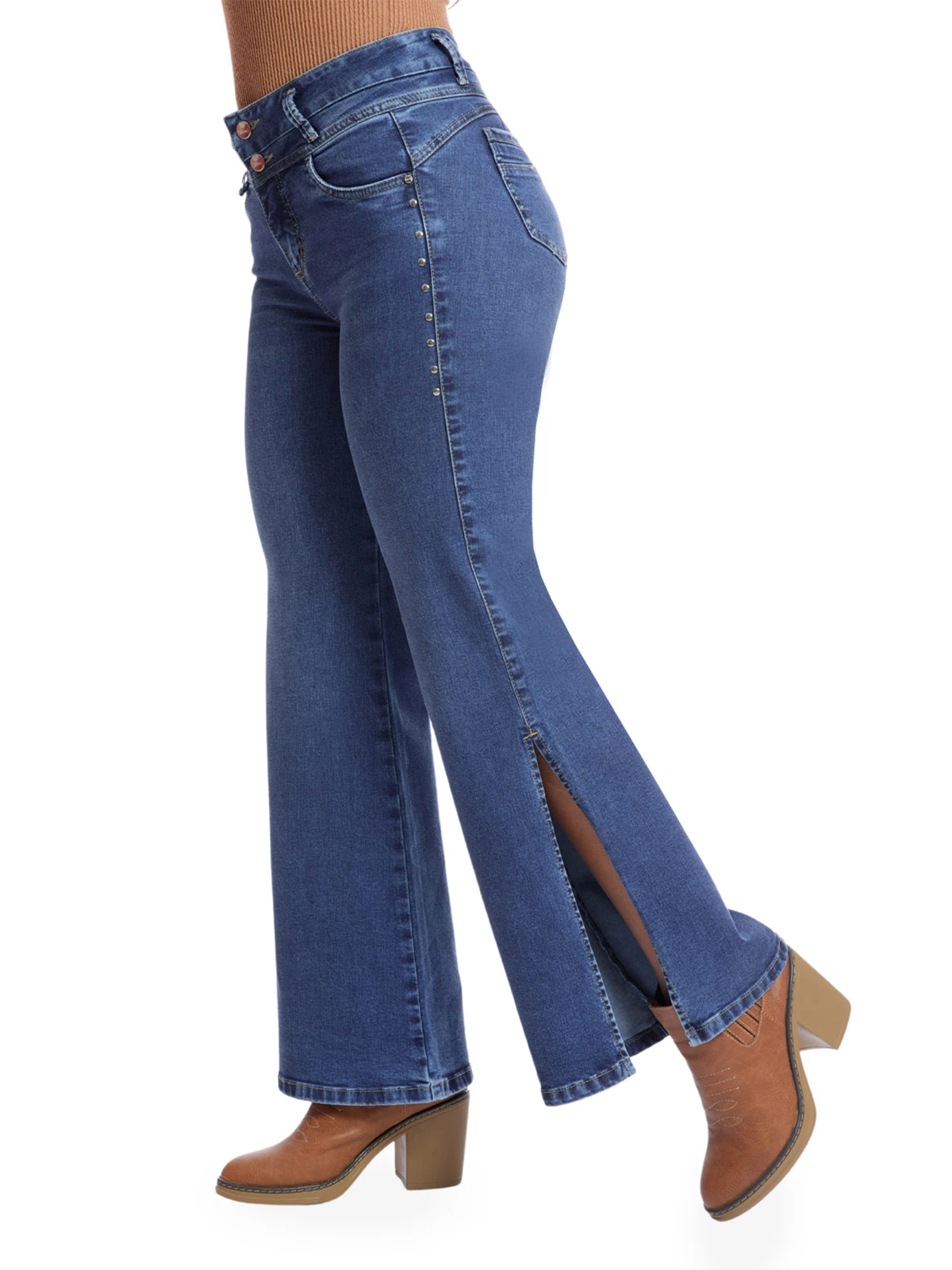 JEANS WIDE LEG MUJER METAL JEANS VIOLETA - 2
