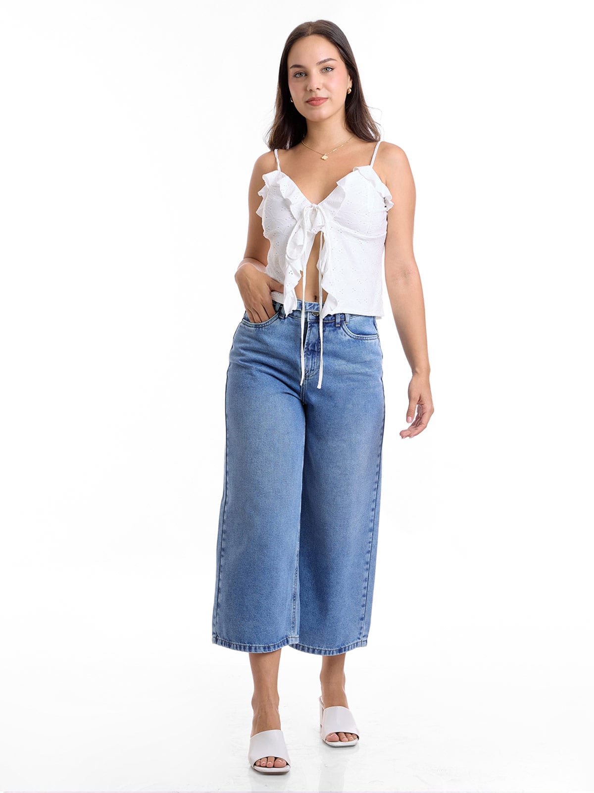 JEANS CULOTTE MUJER METAL JEANS NIKITA - 5