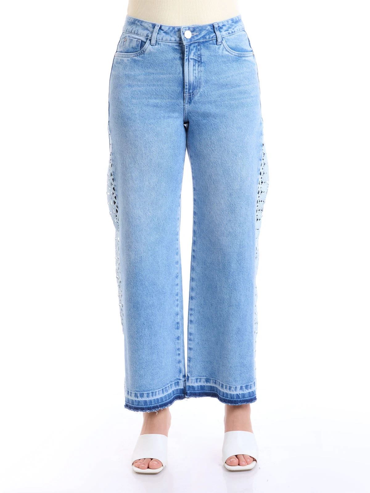 JEANS WIDE LEG MUJER METAL JEANS MARINA - 1