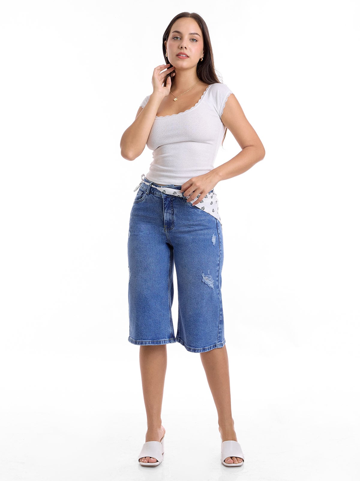 BERMUDA MUJER METAL JEANS RINA - 5