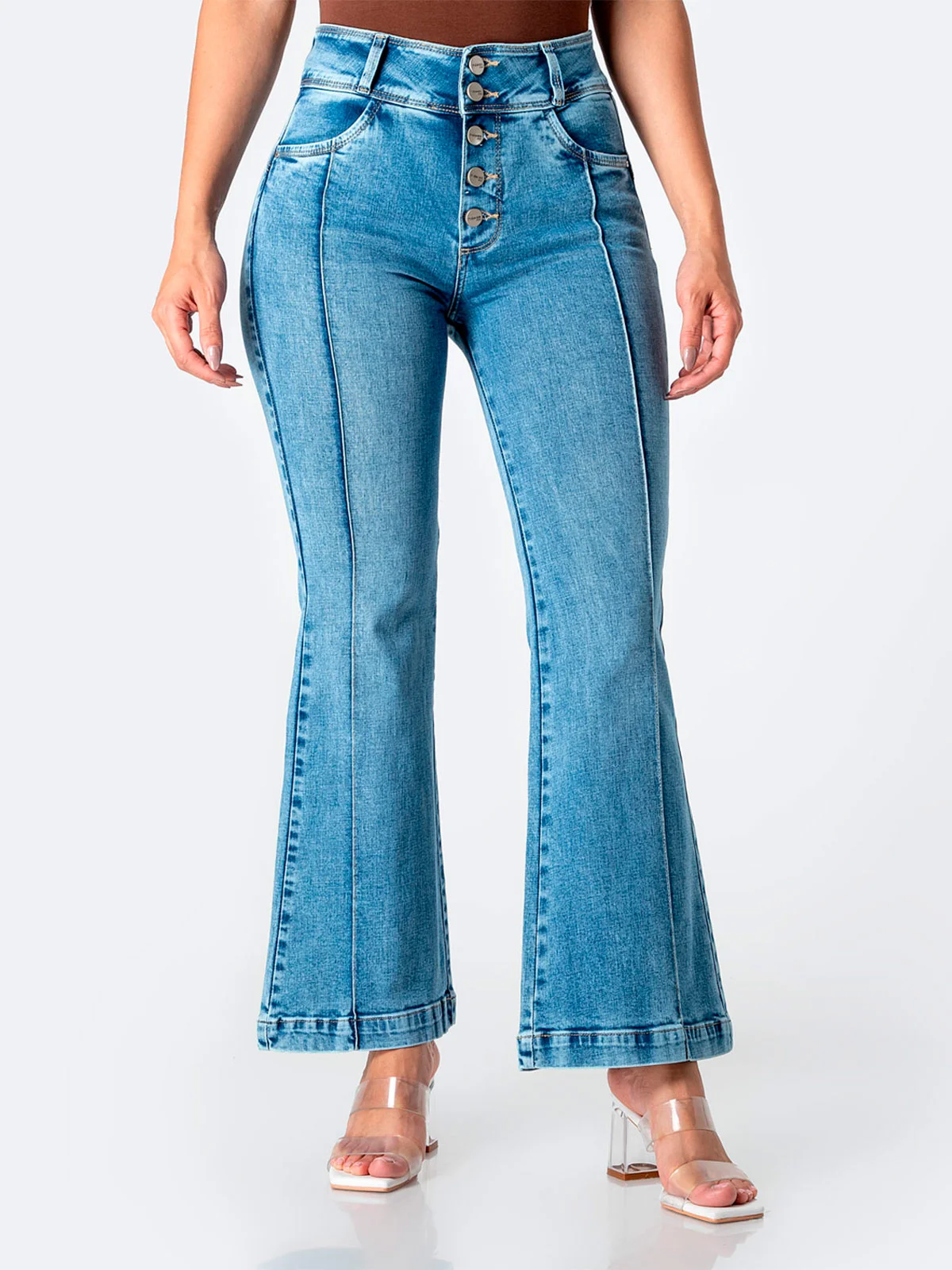 JEANS FLARE MUJER PIONER SALOMME - 2
