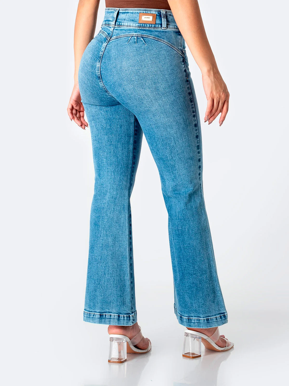 JEANS FLARE MUJER PIONER SALOMME - 3