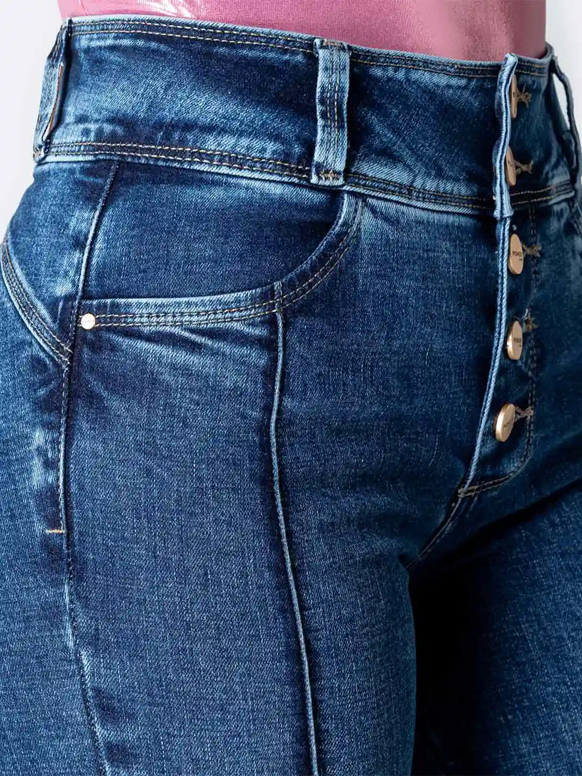 JEANS FLARE MUJER PIONER SALOMME - 4