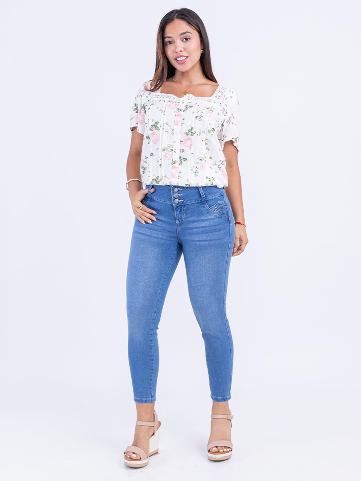 JEAN SKINNY MUJER SODA BLUES NEBRY - 1