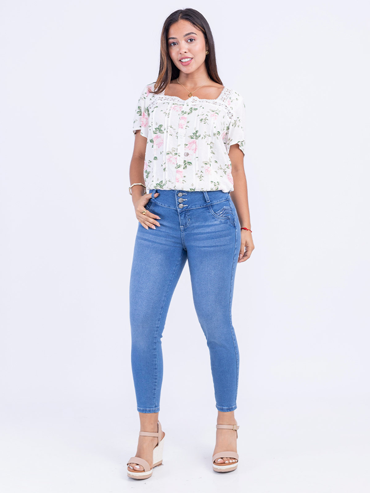 JEAN SKINNY MUJER SODA BLUES NEBRY - 1