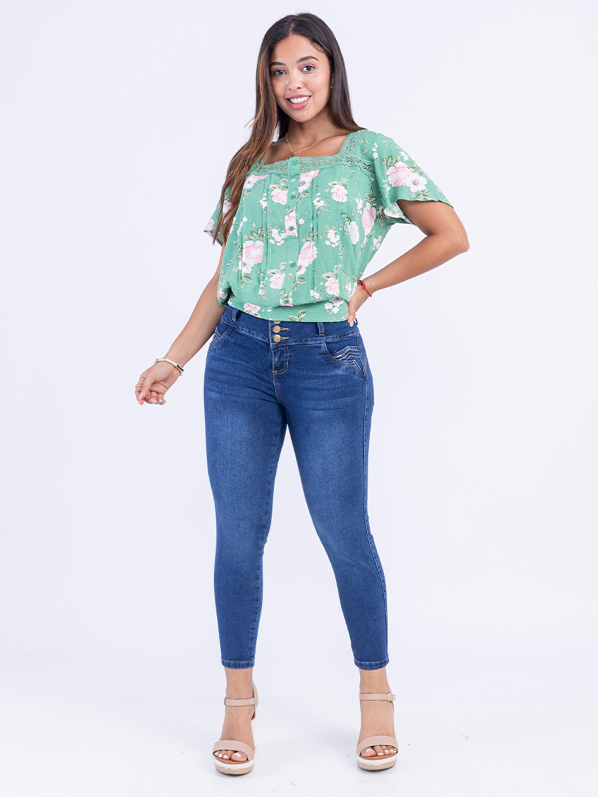 JEAN SKINNY MUJER SODA BLUES NEBRY - 1