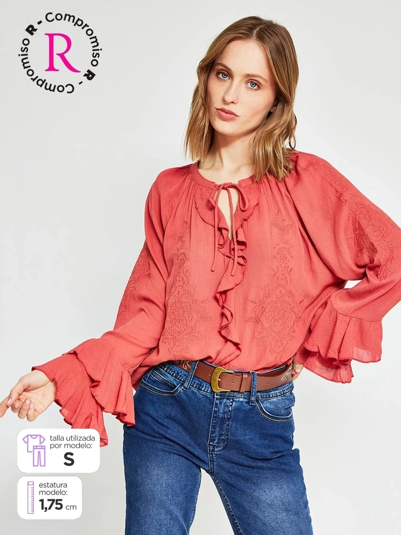 BLUSA MANGA LARGA MUJER TATIENNE - 1