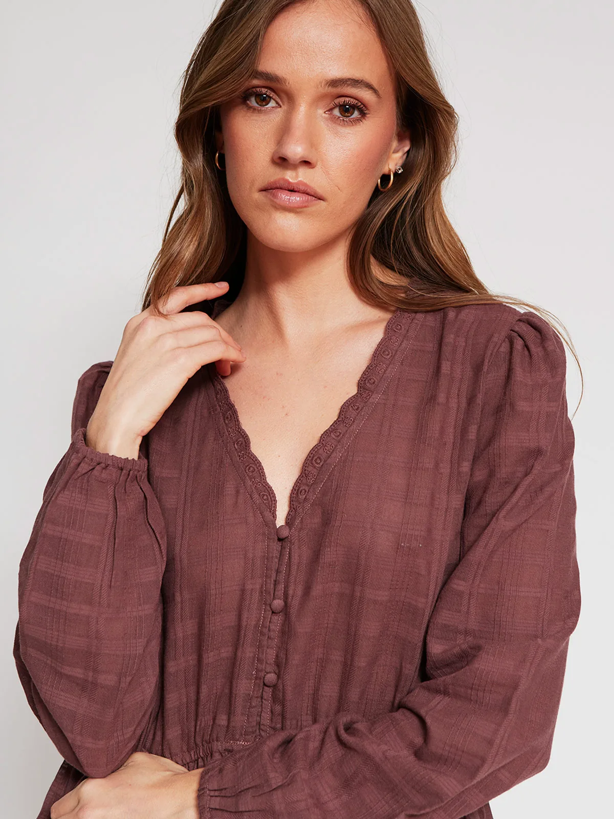 BLUSA MANGA LARGA ALGODÓN MUJER TATIENNE - 3