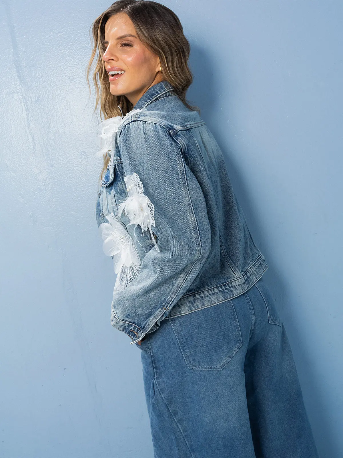 CASACA MUJER GLAM DENIM - 2