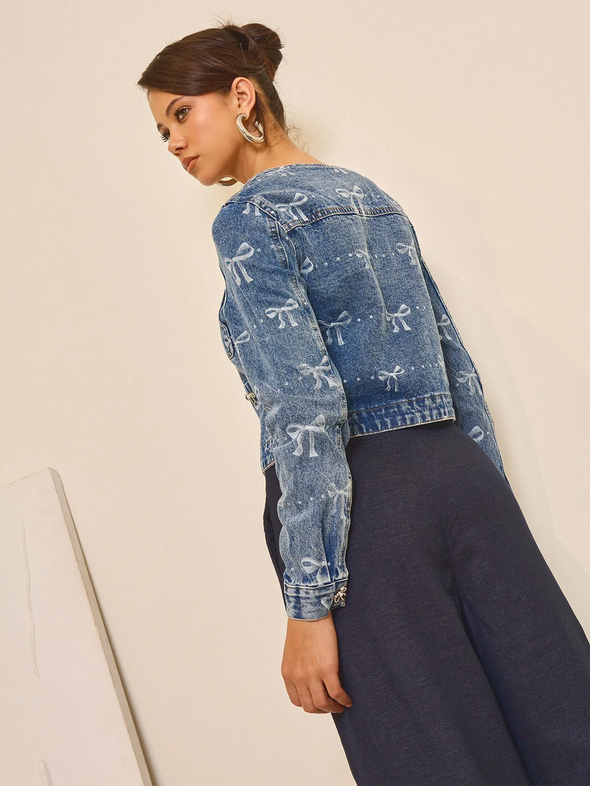 CASACA DENIM MUJER GLAM LAM - 2