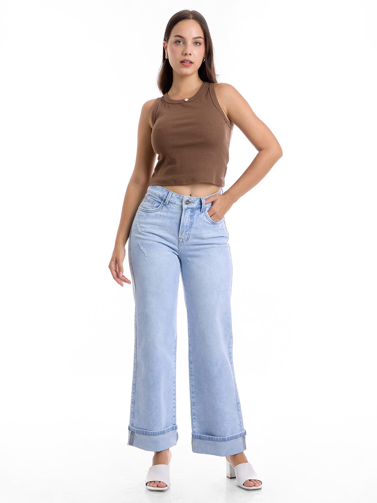 JEANS STRAIGHT MUJER METAL JEANS GITANA - 5