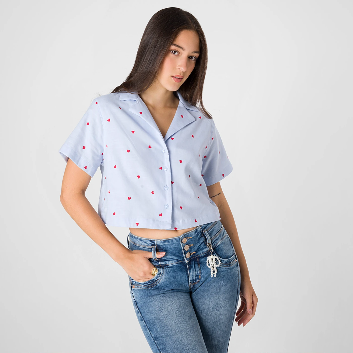 BLUSA MANGA CORTA MUJER SQUEEZE ASSALEA - 1