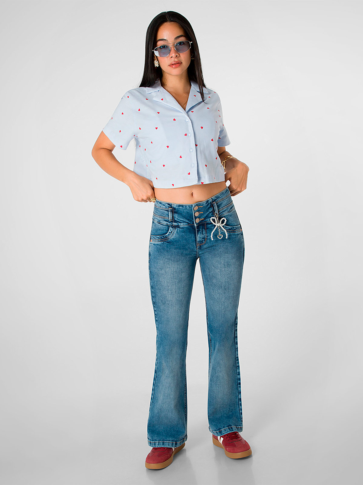 JEAN FLARE MUJER SQUEEZE DHAPHNE - 1