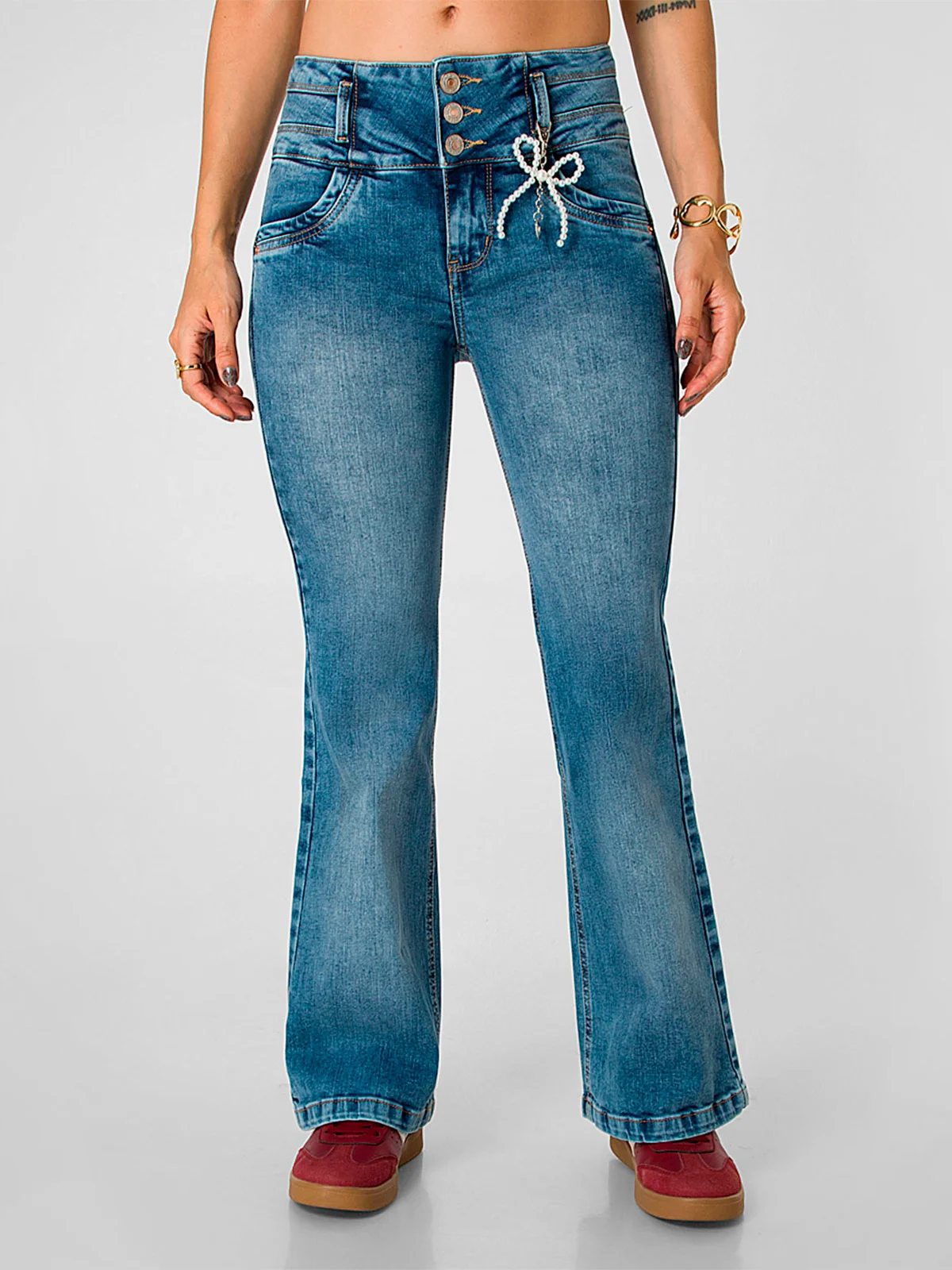 JEAN FLARE MUJER SQUEEZE DHAPHNE - 2
