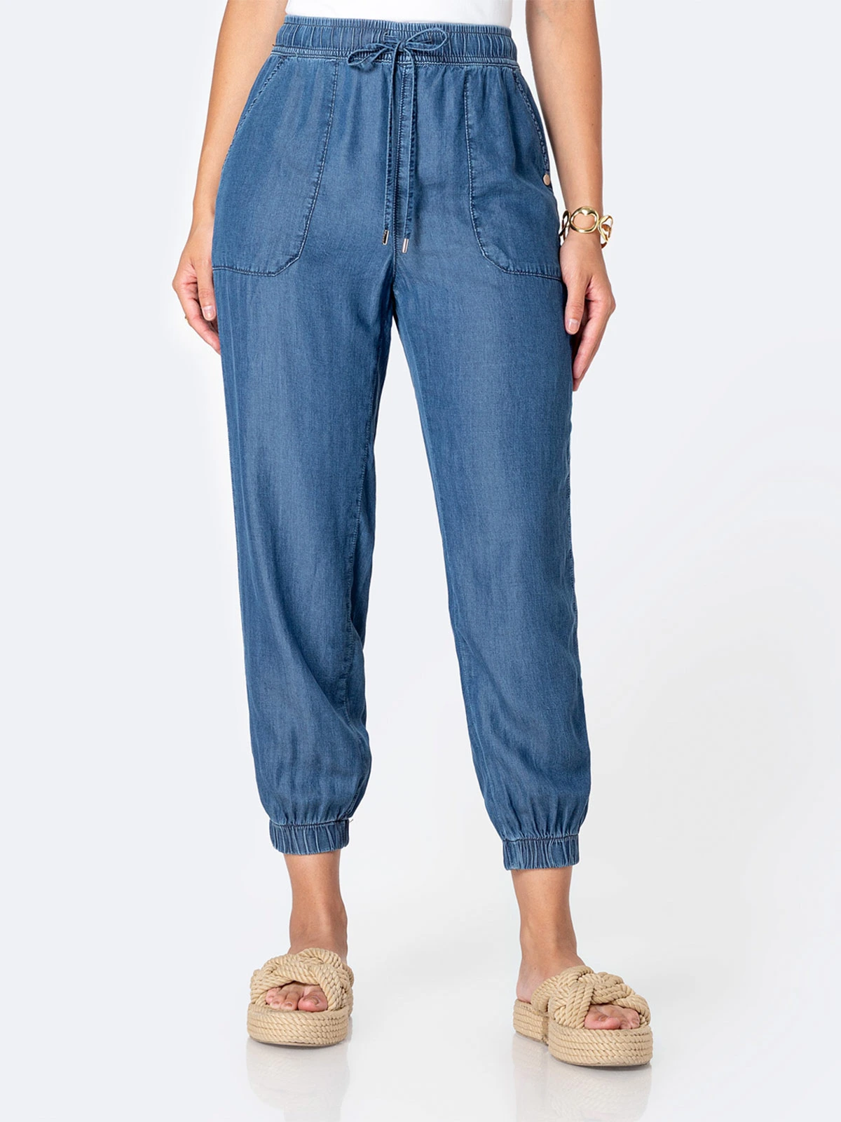 JEANS JOGGER MUJER PIONER TAYLORH - 2