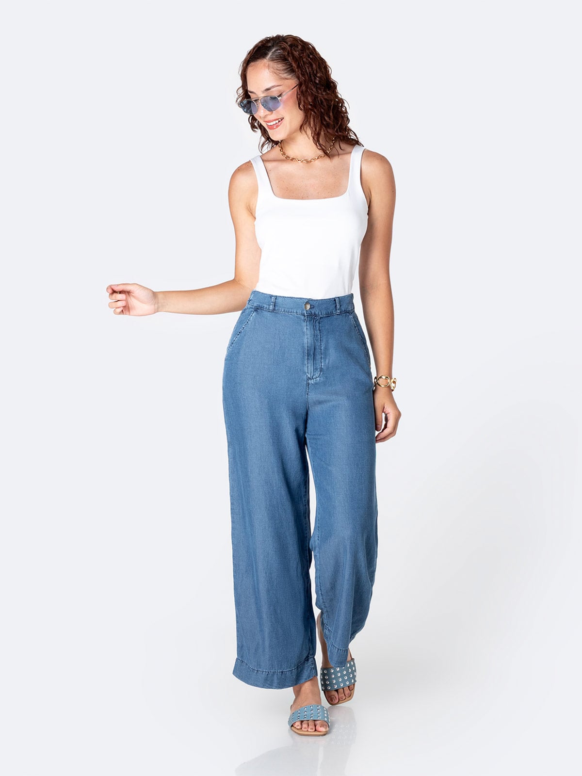 JEANS CULOTTE MUJER PIONER KATALINAH - 1