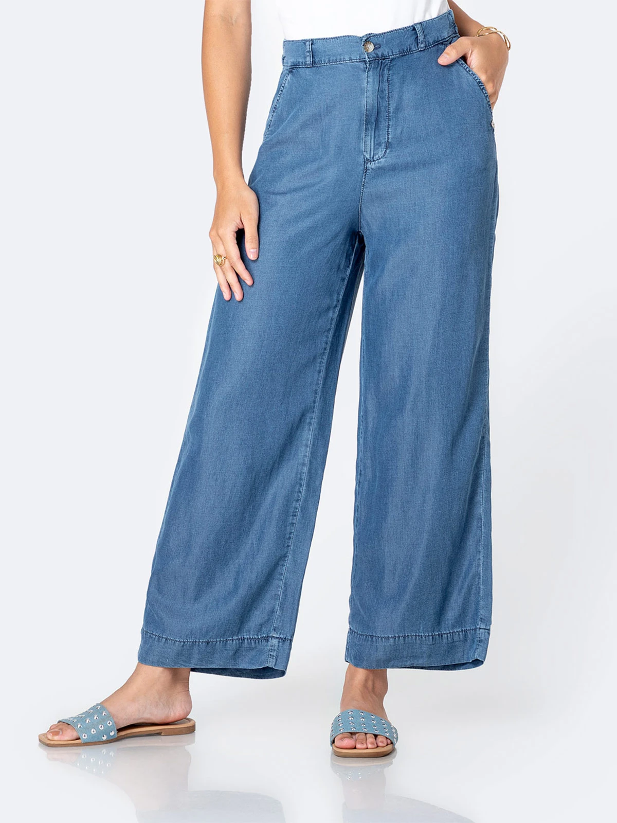 JEANS CULOTTE MUJER PIONER KATALINAH - 2
