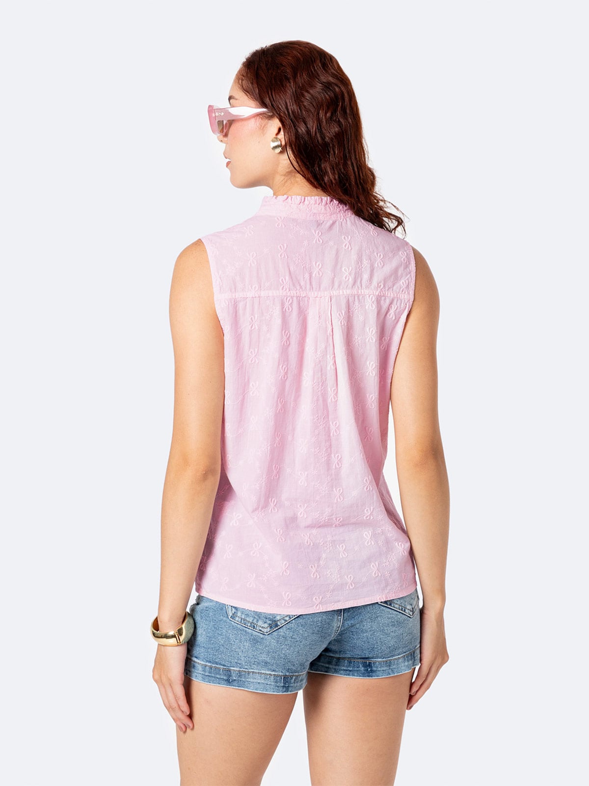 BLUSA BRODERIE MUJER PIONER FADERLI - 3