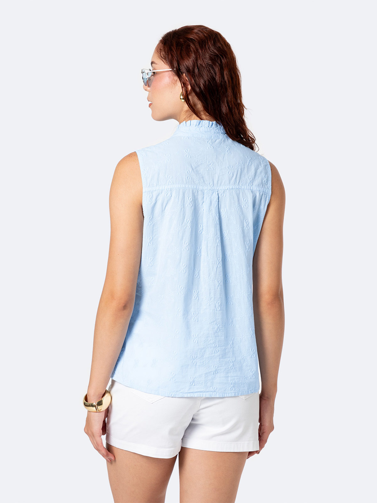 BLUSA BRODERIE MUJER PIONER FADERLI - 3