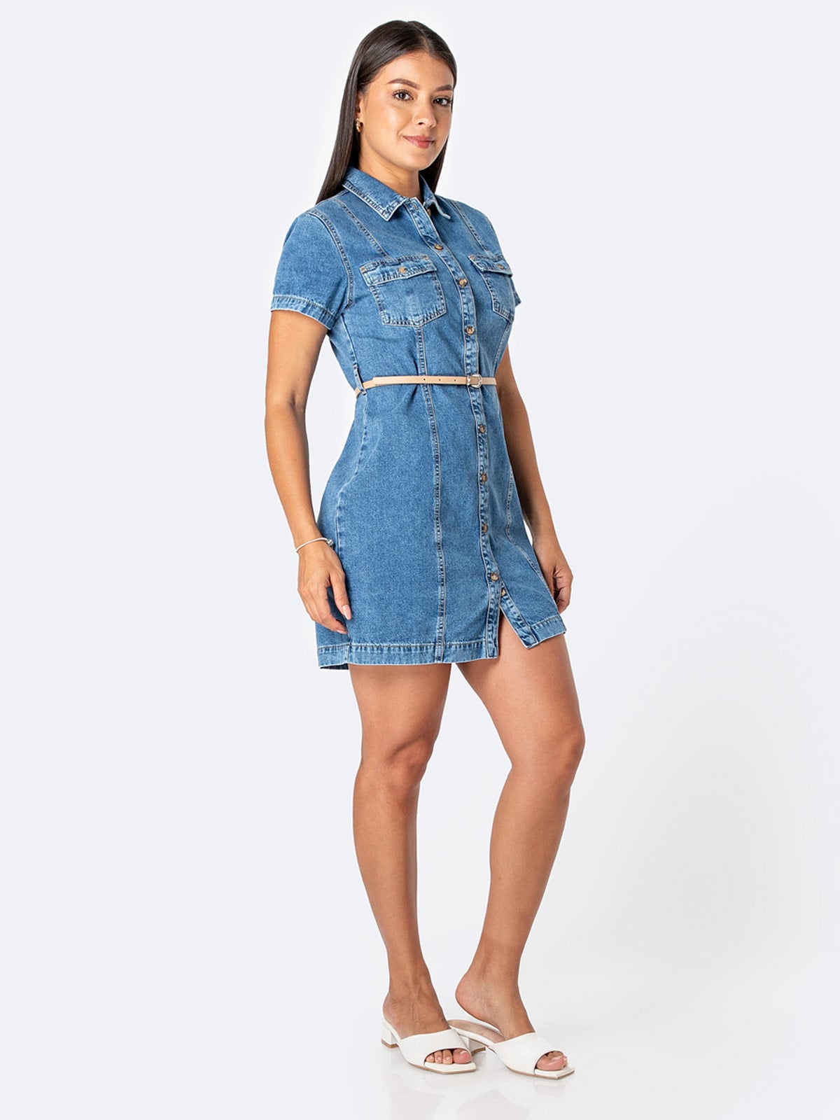 VESTIDO CORTO MUJER PIONER SHANICA - 2