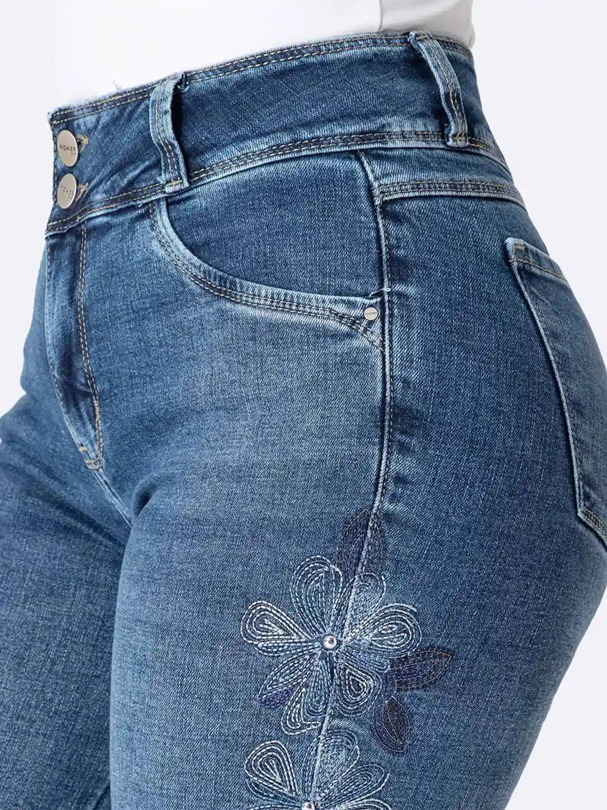 JEANS FLARE MUJER PIONER DYANET - 5