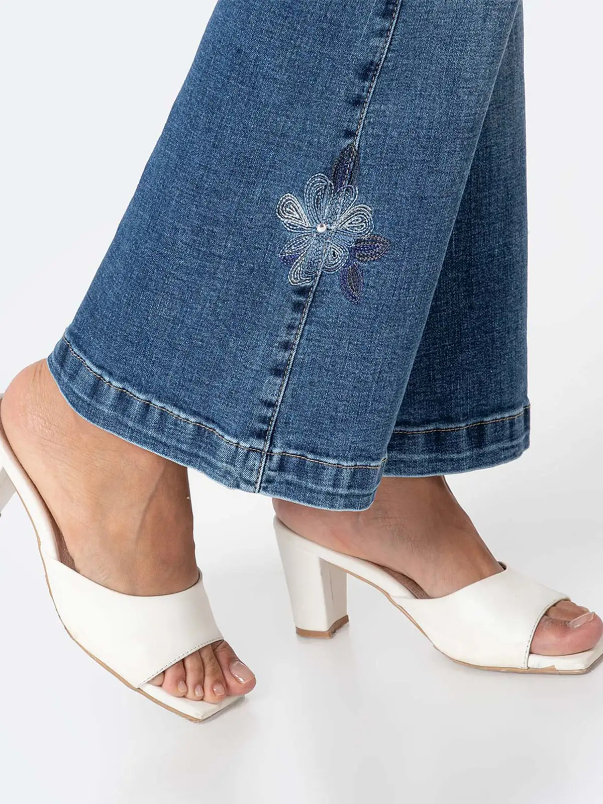 JEANS FLARE MUJER PIONER DYANET - 6
