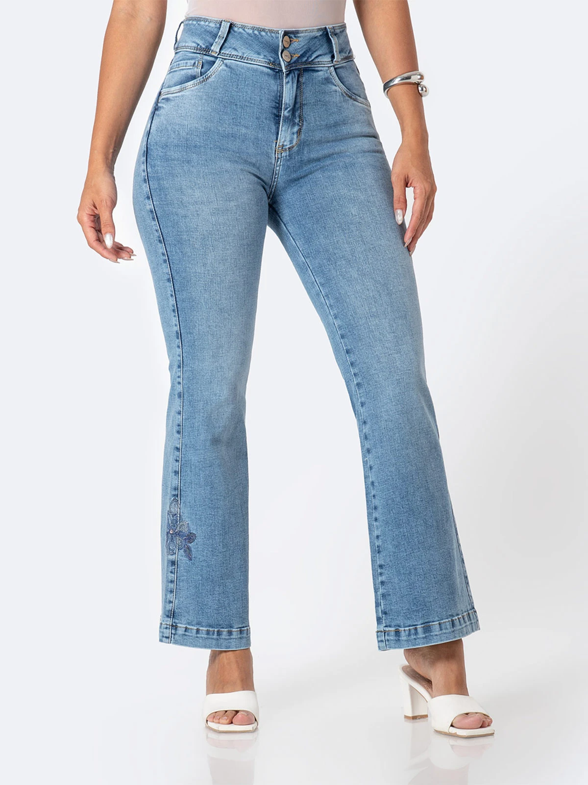 JEANS FLARE MUJER PIONER DYANET - 2