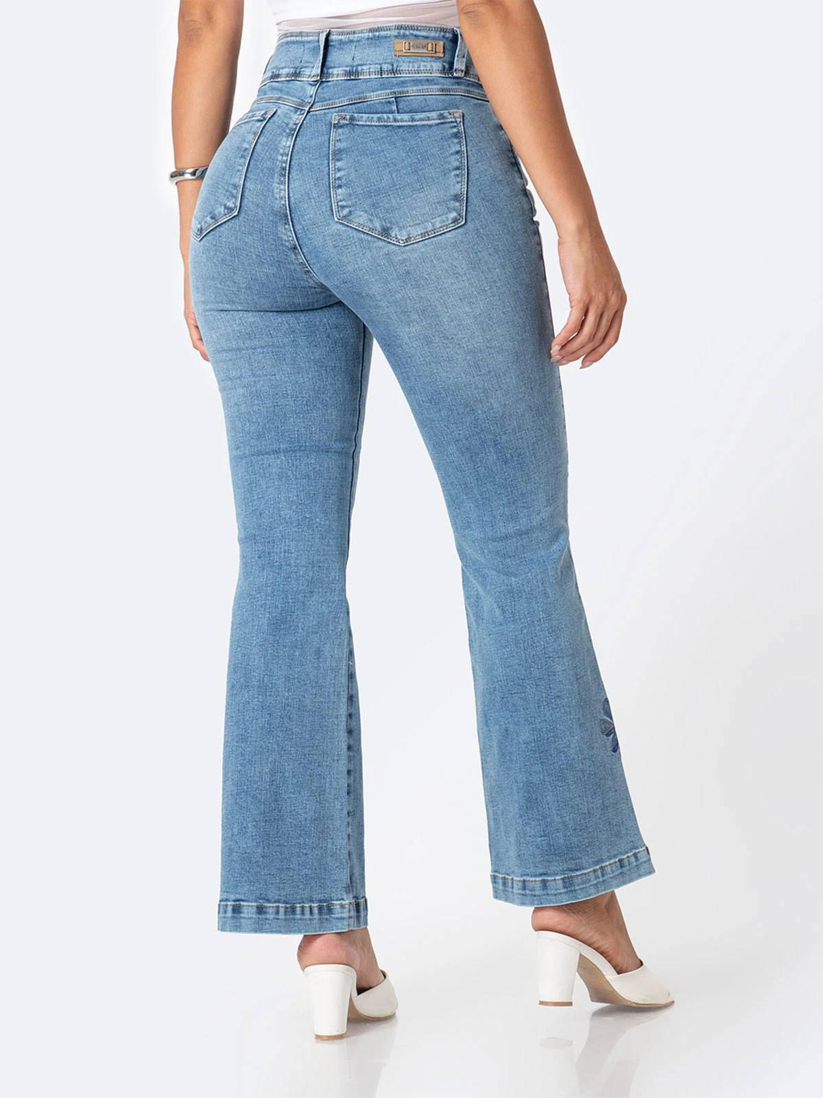 JEANS FLARE MUJER PIONER DYANET - 3