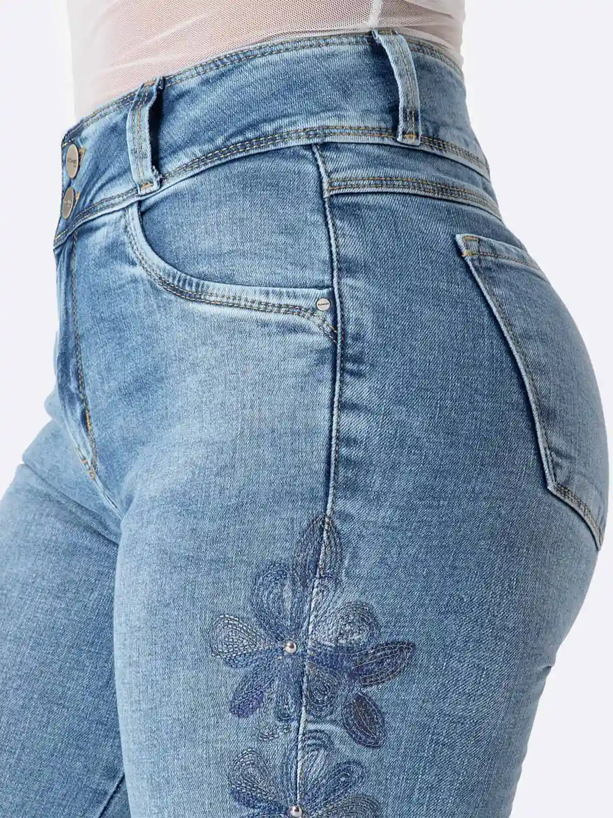 JEANS FLARE MUJER PIONER DYANET - 5