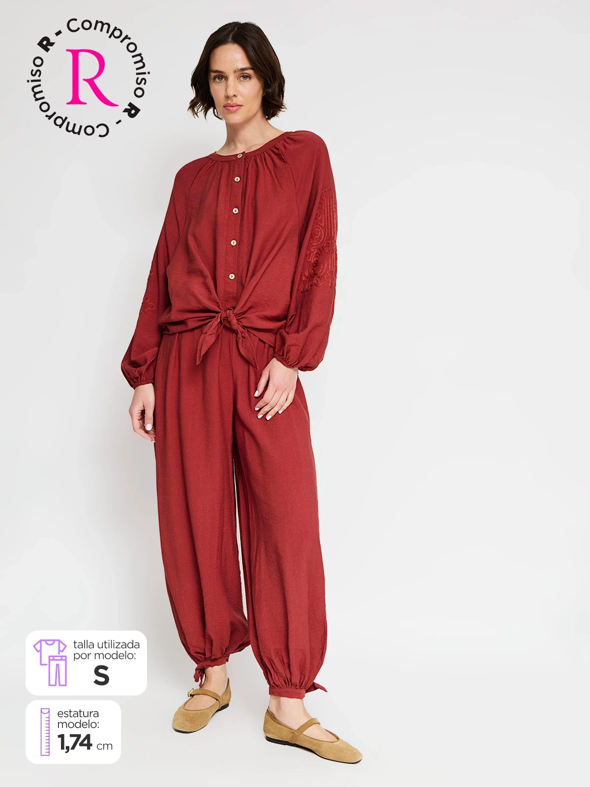 PANTALÓN REGULAR MUJER TATIENNE - 1