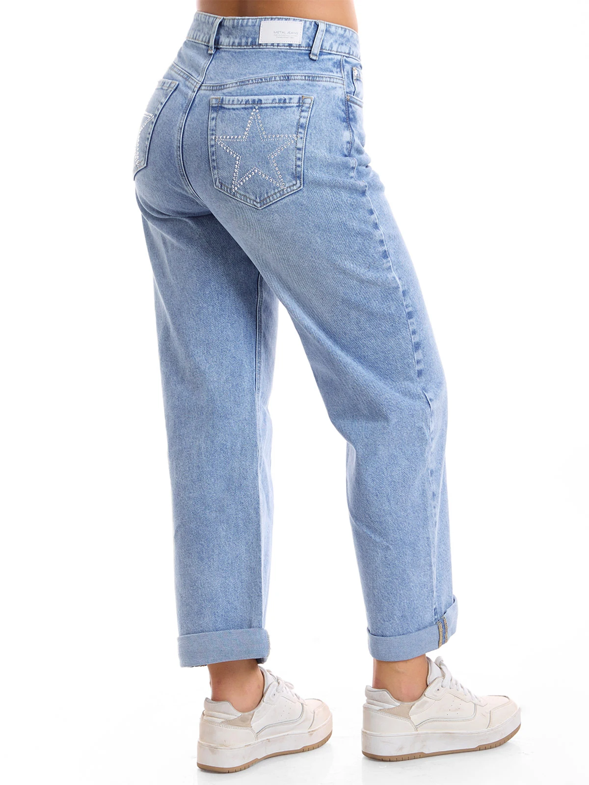 JEAN BAGGY MUJER METAL JEANS ESTRELLAS - 2
