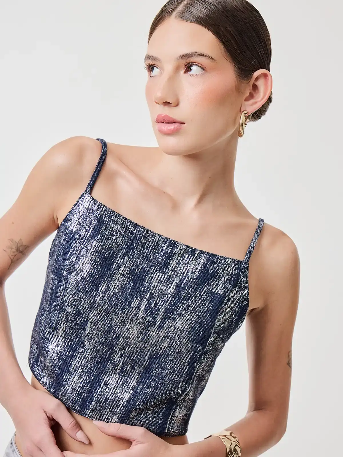 POLO SIN MANGAS MUJER INDEX DENIM - 4