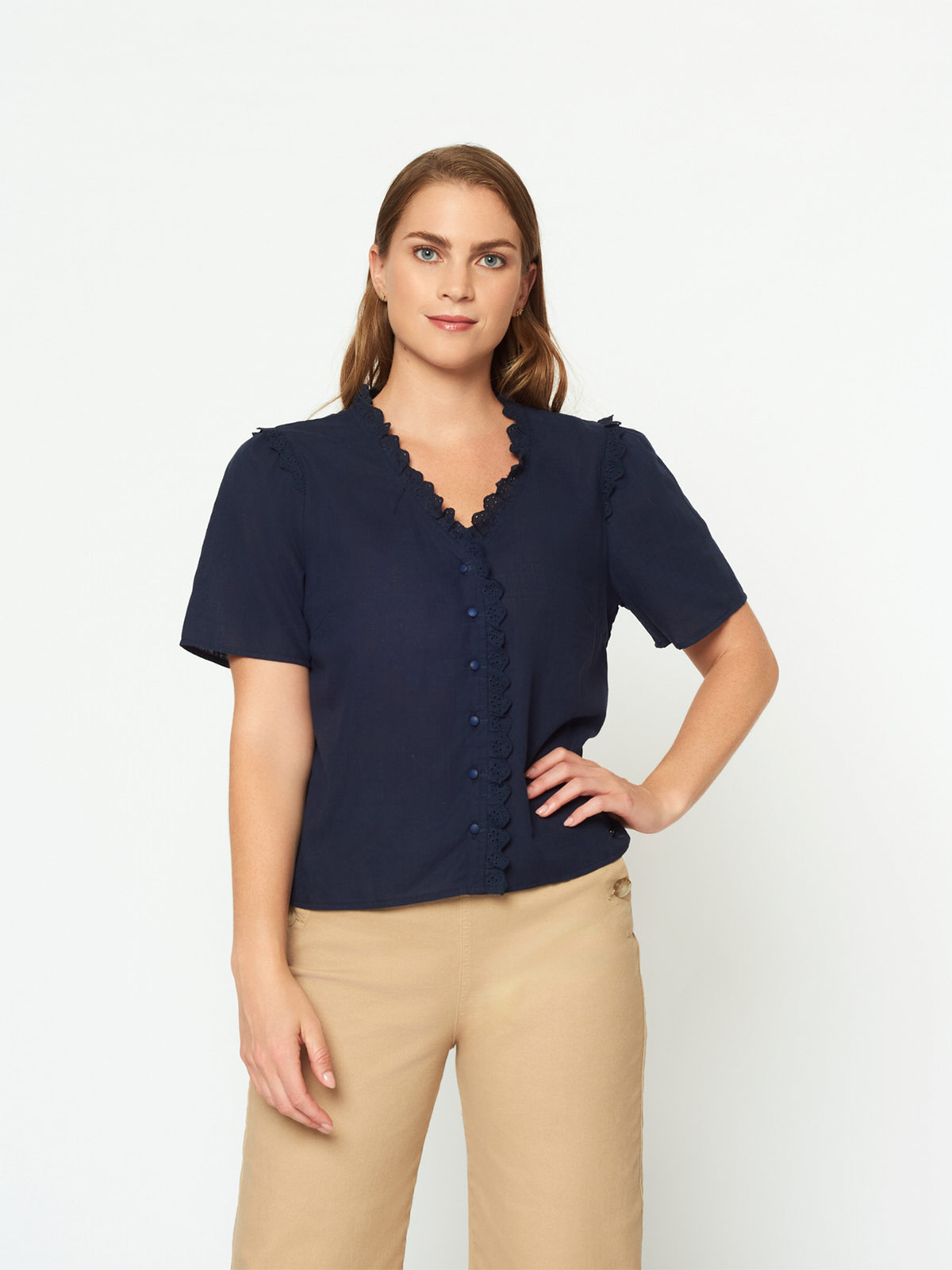 BLUSA MUJER MENTHA Y CHOCOLATE RUBI - 1
