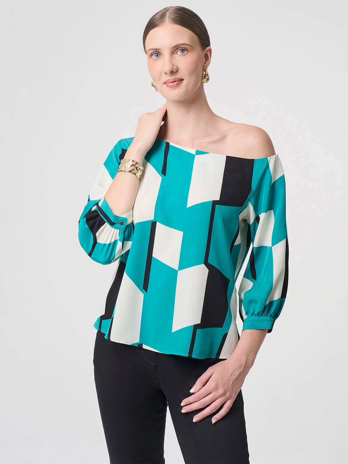BLUSA MANGA CORTA MUJER JOHN HOLDEN WOMAN VIENA - 1