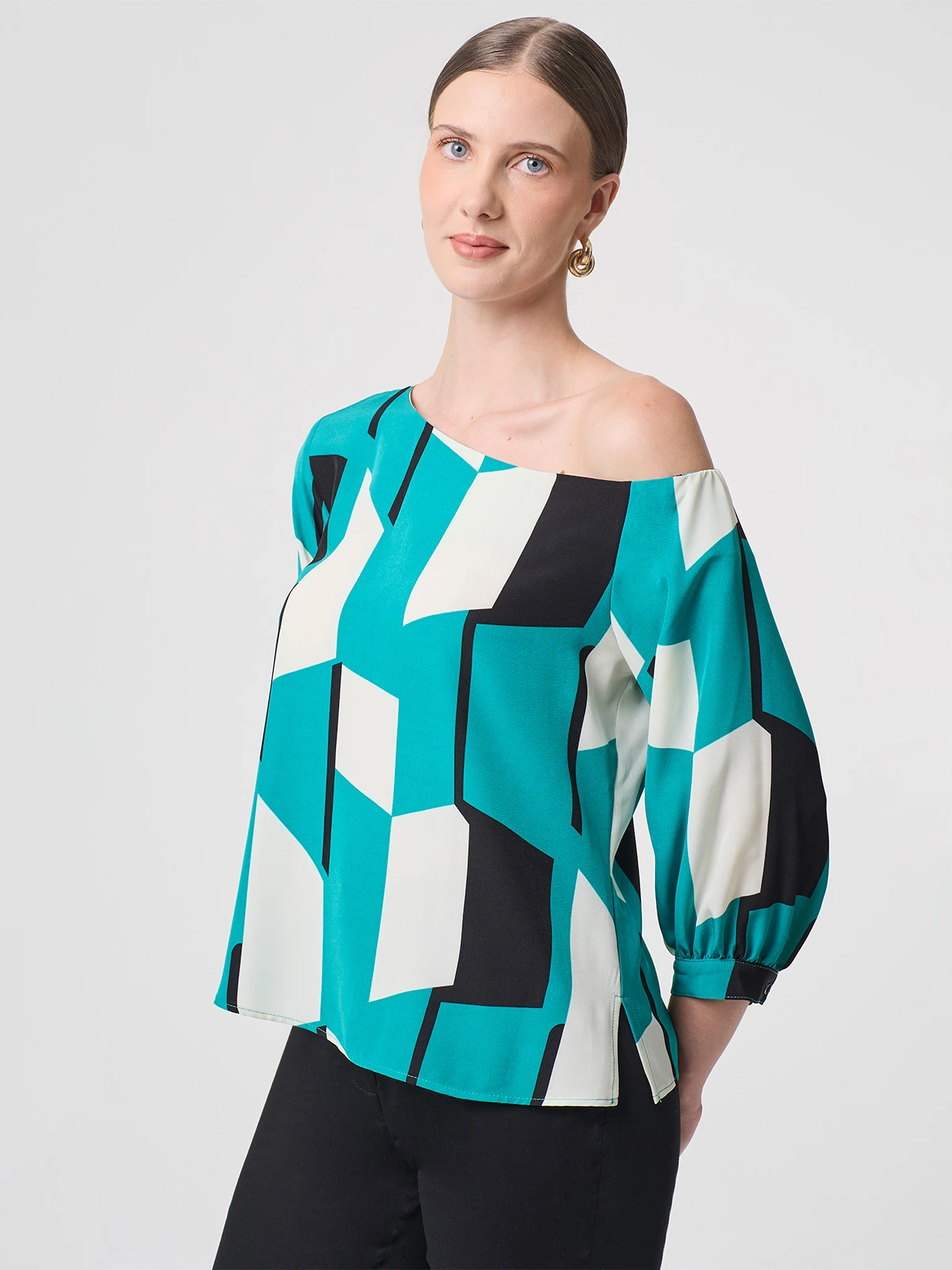 BLUSA MANGA CORTA MUJER JOHN HOLDEN WOMAN VIENA - 3