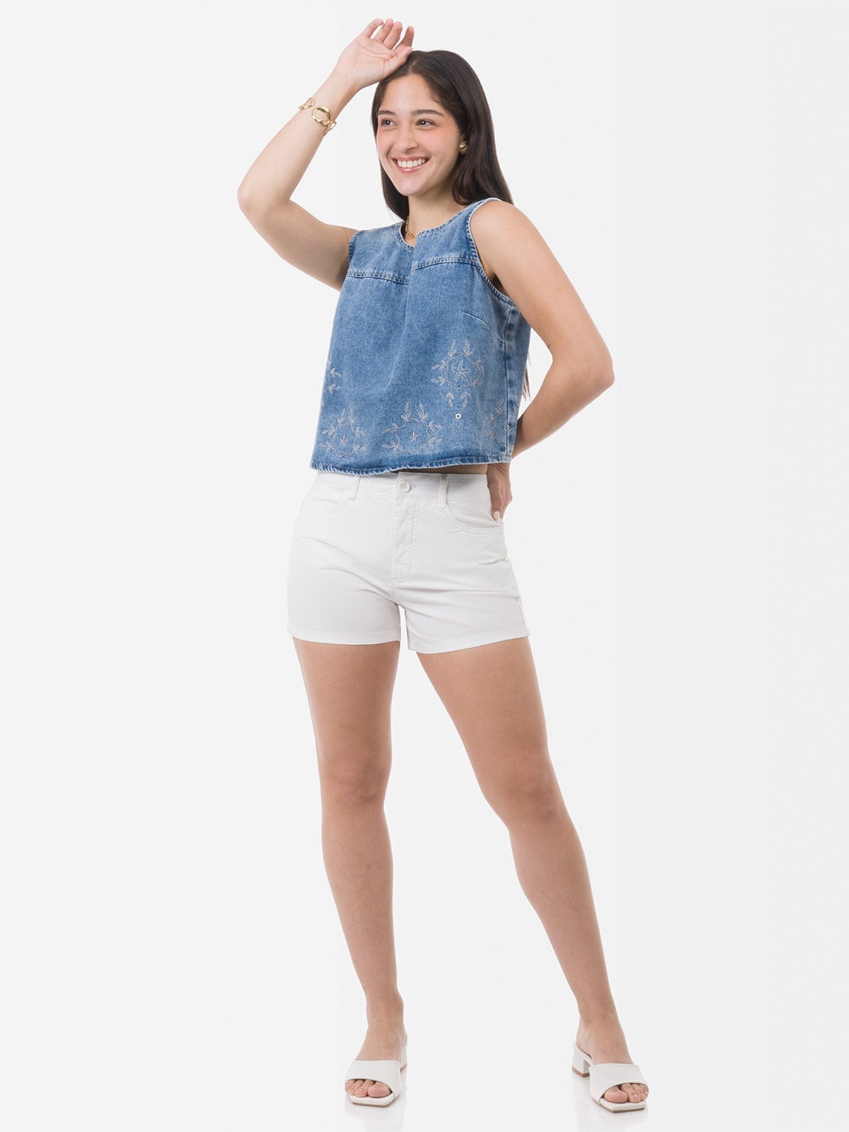 SHORT MUJER GOCCOS ANINA PAPER TOUCH - 1