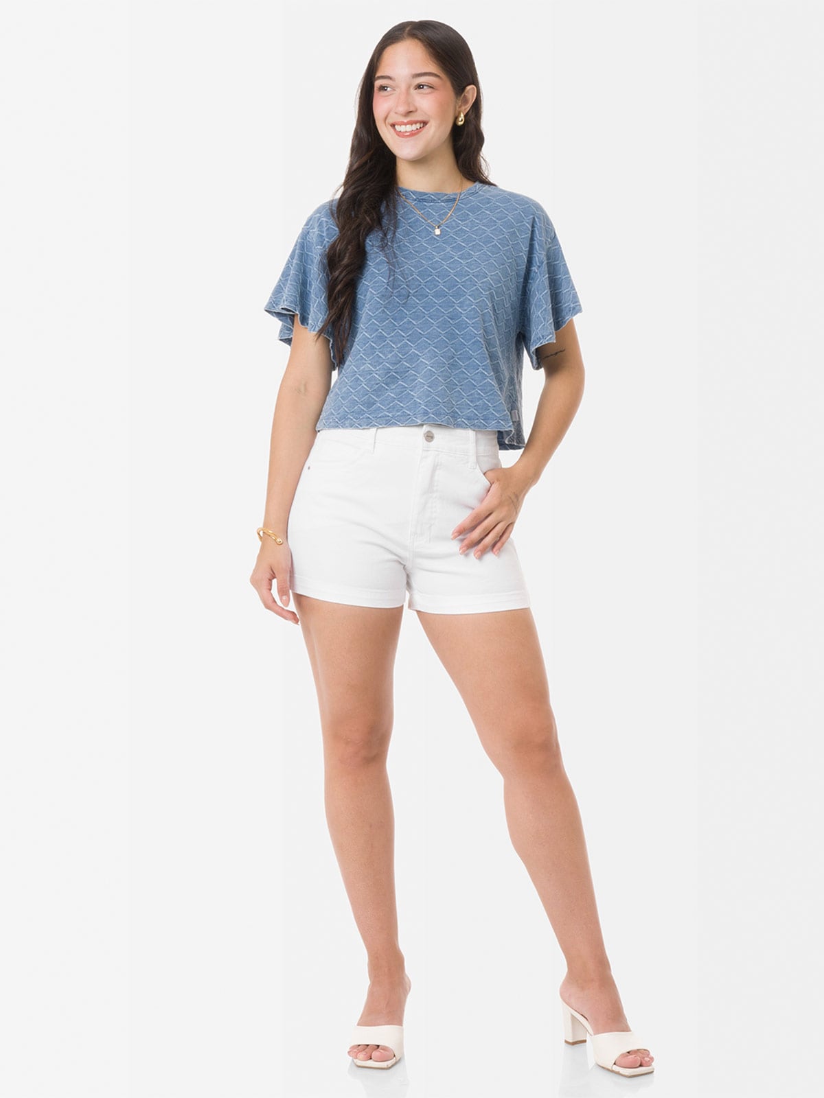 POLO MANGA CORTA MUJER GOCCOS NERAI - 1