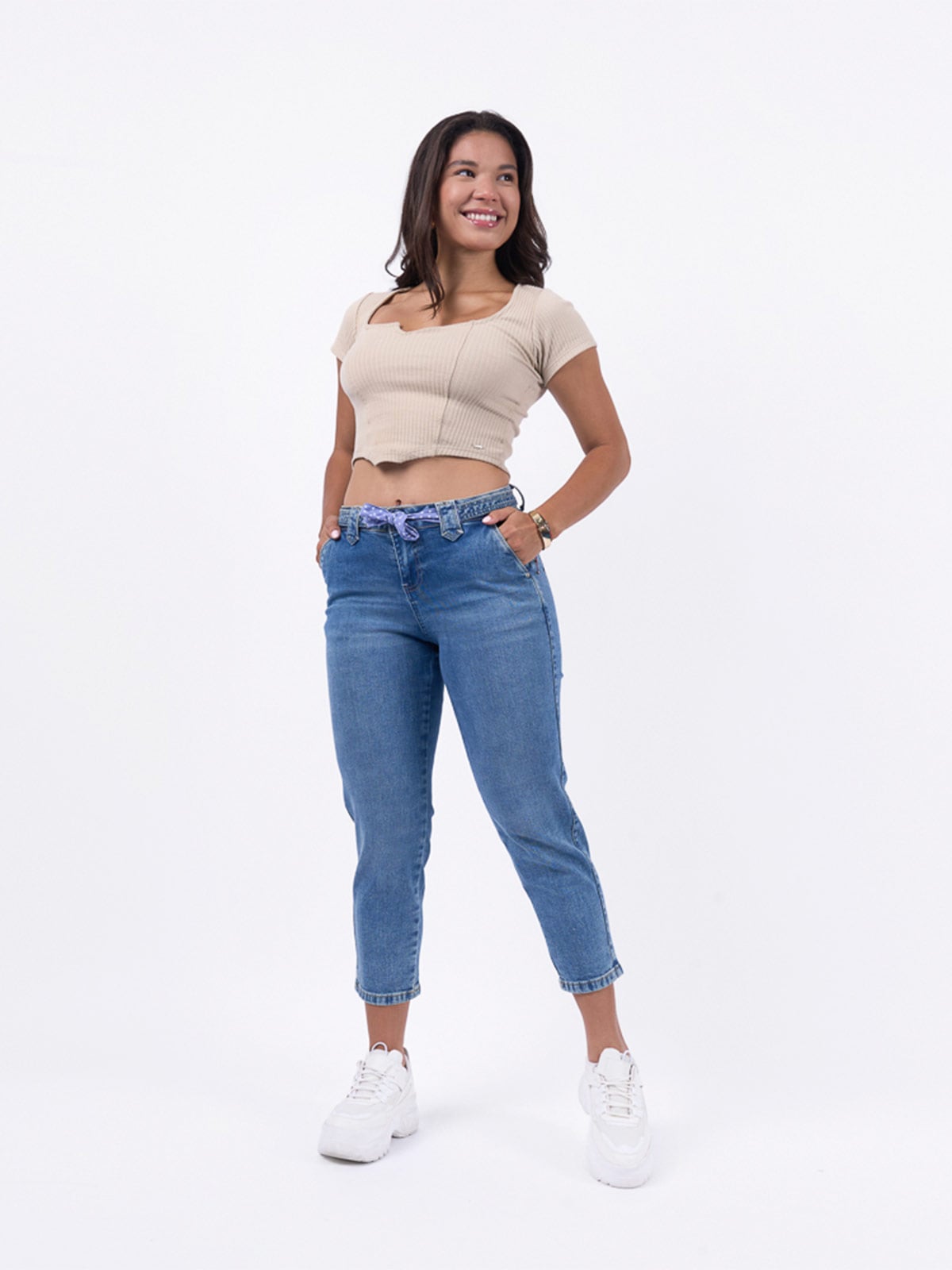 JEAN MOM MUJER BRONCO B-YURIKO - 1