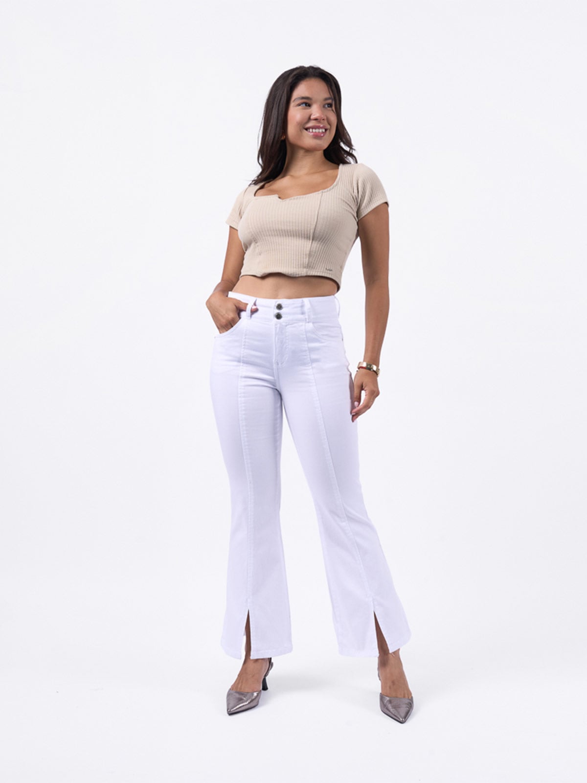 PANTALÓN FLARE MUJER BRONCO SANDY - 4