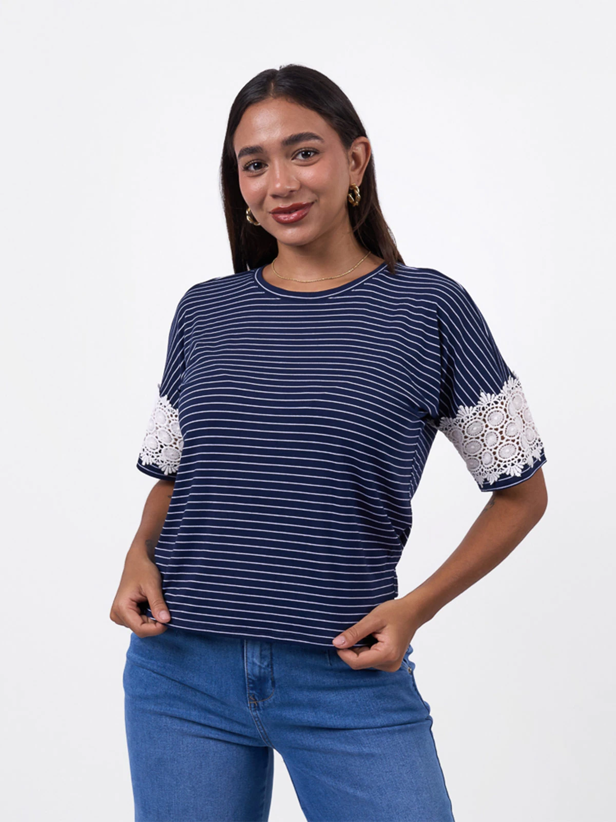 BLUSA MANGA CORTA MUJER BRONCO ADRIS - 1